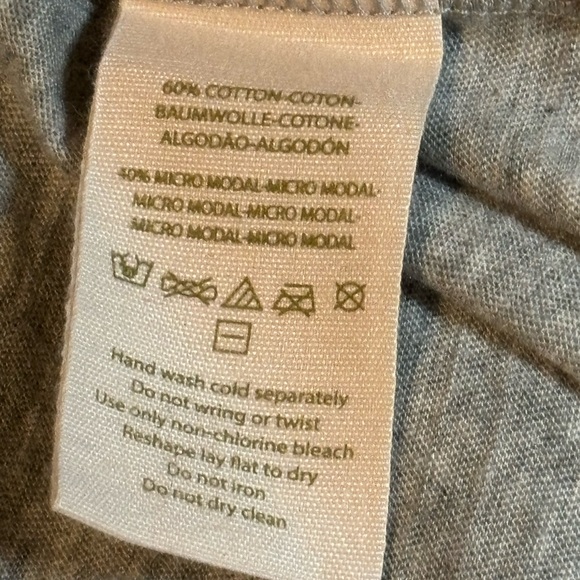 NWOT Free People Fantasy Cowl Neck Tee - Picture 6 of 7